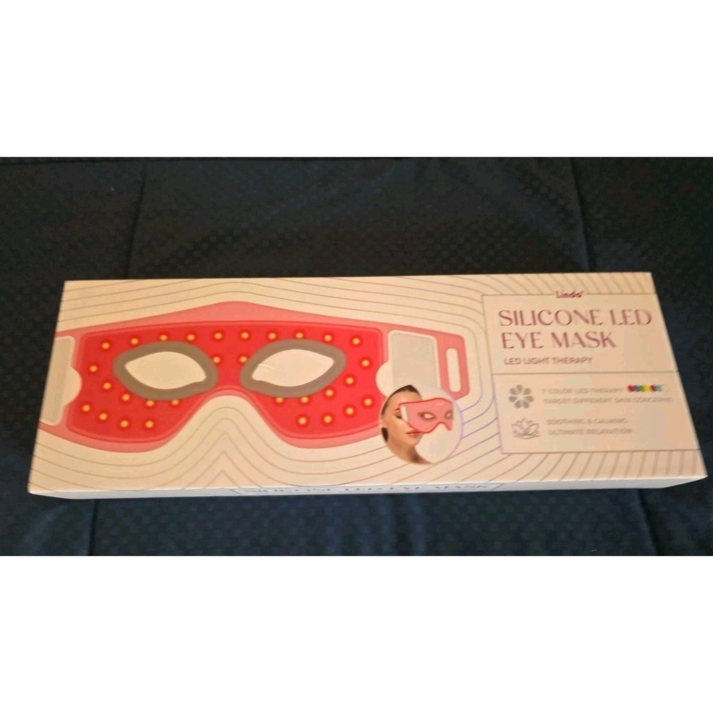 LED EYE MASK Silicone 7 Color  Light Therapy Anti-Aging Rejuvenating Tightening